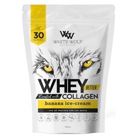 White Wolf Nutrition Whey Collagen Protein Banna Ice Cream 990g