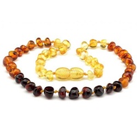 BB Baby Necklace Rainbow Amber