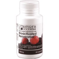 Nature's Goodness Bioactivated Resveratrol 60 caps