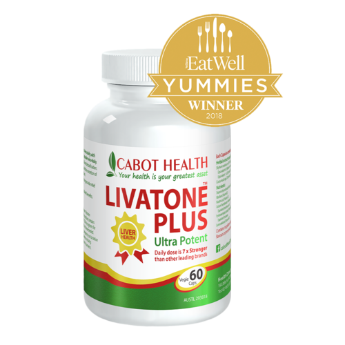 Cabot Health Livatone Plus w/Tumeric 60 caps