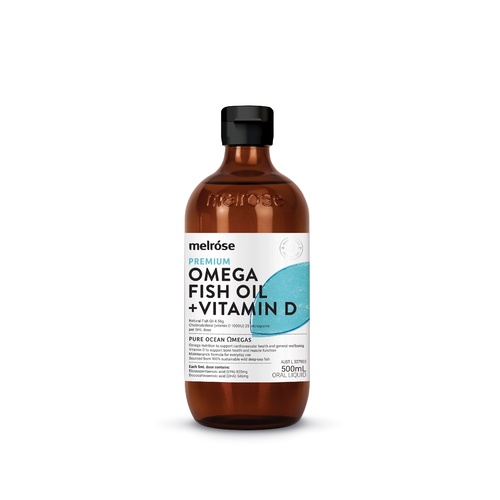Melrose Fish Oil + Vit D 500ml