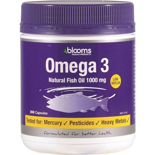 Blooms Omega 3 Nat Fish Oil 200 caps