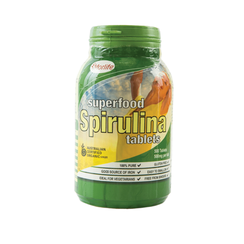 Morlife Spirulina 500mg 500 tabs