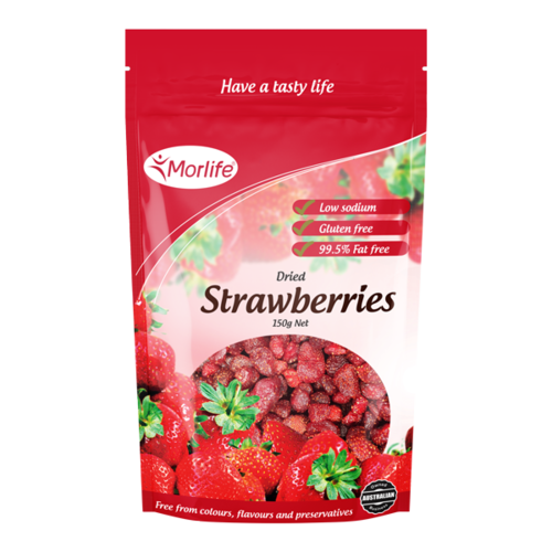 Morlife Strawberries Dried 150gm