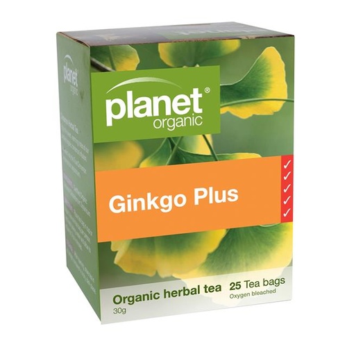 Planet Organic Org Tea Bags 25s Ginkgo