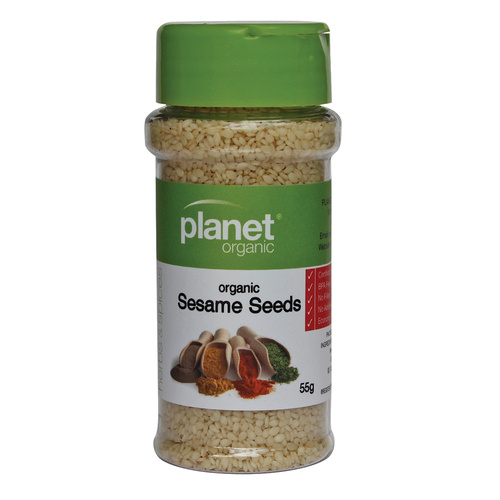 Planet Organic Sesame Seeds Org 55gm