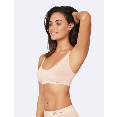 Boody Shaper Crop Bra White L