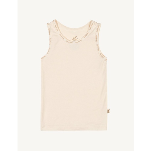 Boody Baby Singlet Chalk 6-12
