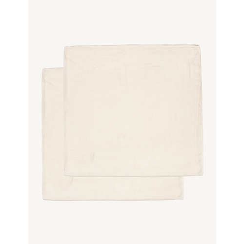 Boody Baby Two Muslin Wraps Chalk/Chalk OS