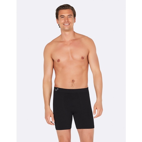 Boody Mens Mid Length Trunk Black M