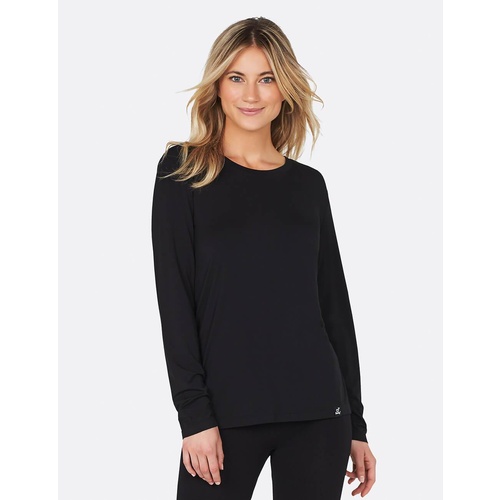 Boody Women's Long Sleeve Round Neck T-Shirt Black S
