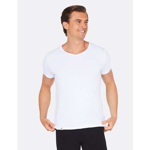 Boody Men's V-neck T-Shirt White XL