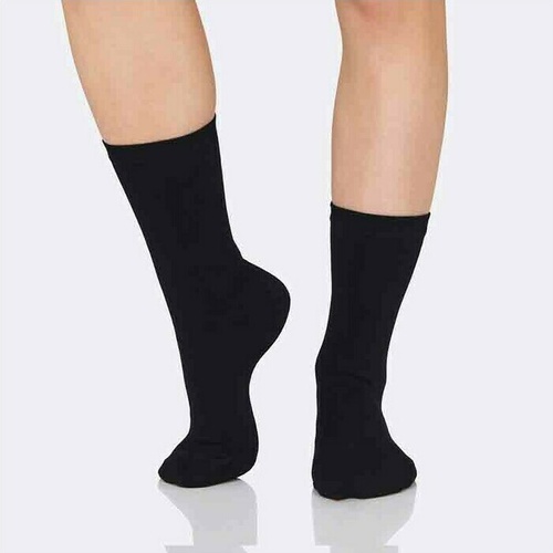 Boody Women's Everyday Sock Slate 3-9 6pk