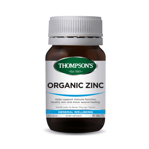 Thompson's Organic Zinc 80 tabs