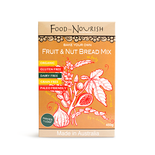FTN Paleo Fruit & Nut Bread Mix 450g