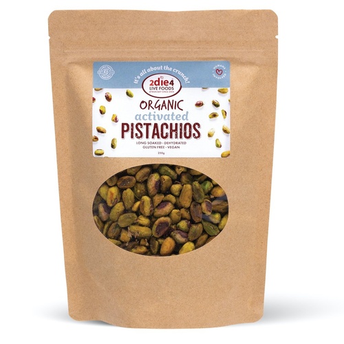 2die4 Activated Org Pistachios 250gm