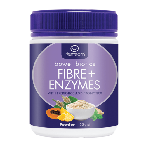 LIF Bowel Biotics Fibre+ Enzymes 200g