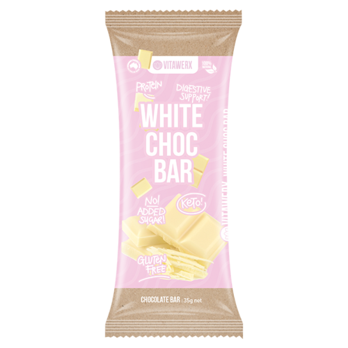 Vitawerx White Choc Bars 35g