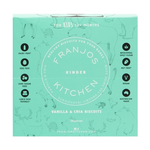 FK Kinder Vanilla & Chia Biscuits 144g