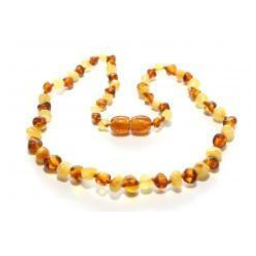BB Baby Necklace Lemon Butter & Honey Amber